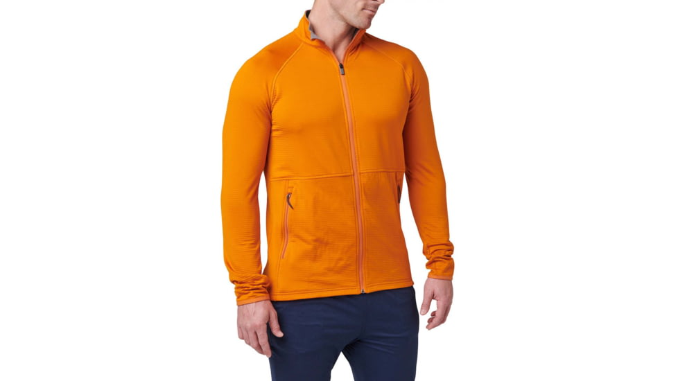 5.11 Tactical Stratos Full Zip Jacket - Men's, Sunset Orange, Medium, 72244-1013-M