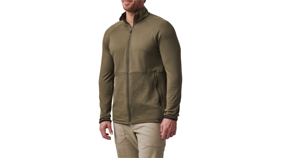 5.11 Tactical Stratos Full Zip Jacket - Men's, Ranger Green, 2XL, 72244-186-2XL