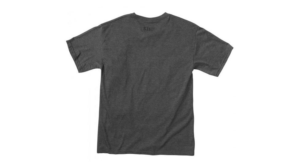 5.11 Tactical Stronghold Tee, CHARCOAL HEATHER, 2XL 41191AI-CHRCOL HETHR-2XL