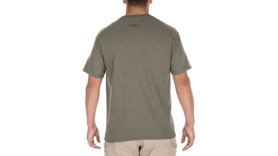 5.11 Tactical Stronghold Tee, MILITARY GREEN HEATHER, 2XL 41191AI-MLTRY GRN HTR-2XL
