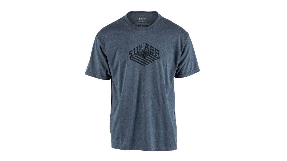 5.11 Tactical Stronghold Tee Shirt, Navy Heather, 2XL 41191AI-749-2XL