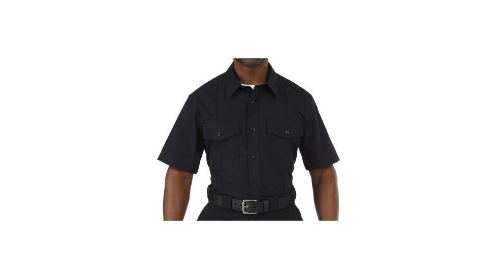 5.11 Tactical Stryke PDU Men Short Sleeve Shirt, A Class, Black, XXL 71037019XXLS