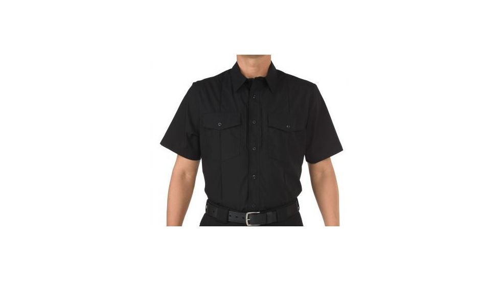 5.11 Tactical Stryke PDU Men Short Sleeve Shirt, B Class, Black, S 71038019ST