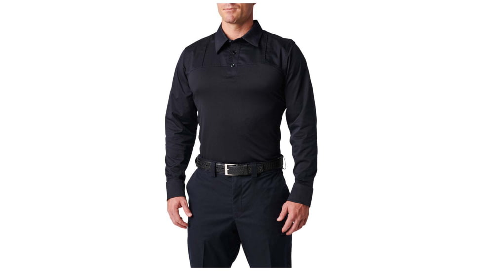 5.11 Tactical Stryke PDU Twill RapidLong Sleeve Shirt - Men's, 4XL, Tall, Black, 72547-019-4XL-T