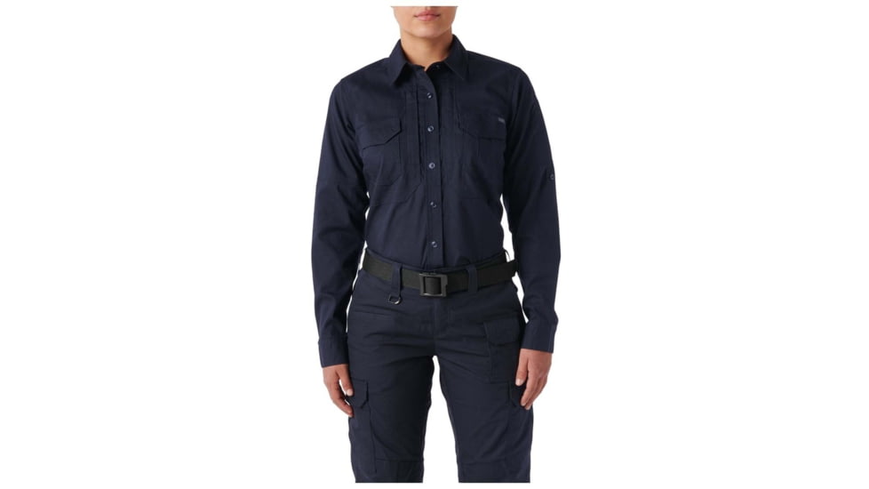 5.11 Tactical Stryke PDU Twill Class-A L/S Shirt - Womens, Midnight Navy, XLT, 62422-750-XL-T