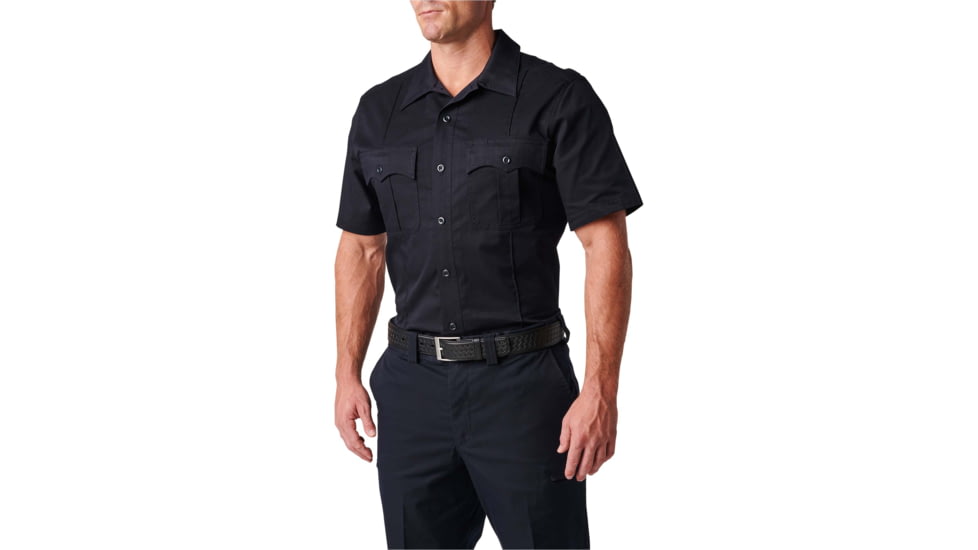 5.11 Tactical Stryke PDU Twill Class-A S/S Shirt - Mens, Midnight Navy, 2XLT, 71405-750-2XL-T