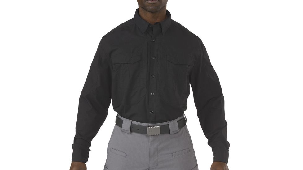5.11 Tactical Stryke Long Sleeve Shirt - Men's, Black, XL, 72399-019-XL