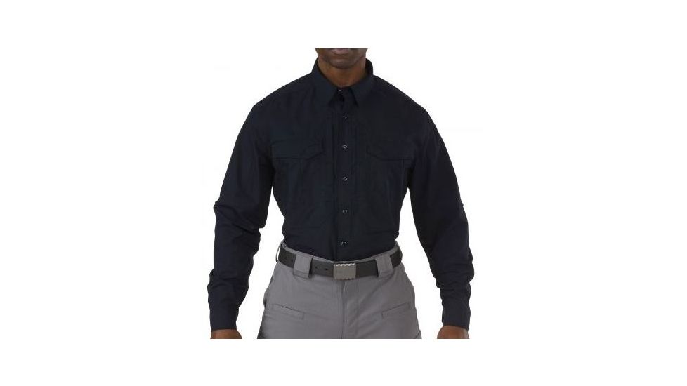 5.11 Tactical Stryke L/S Shirt - Mens, Dark Navy, 2XL, 72399ABR-724-2XL