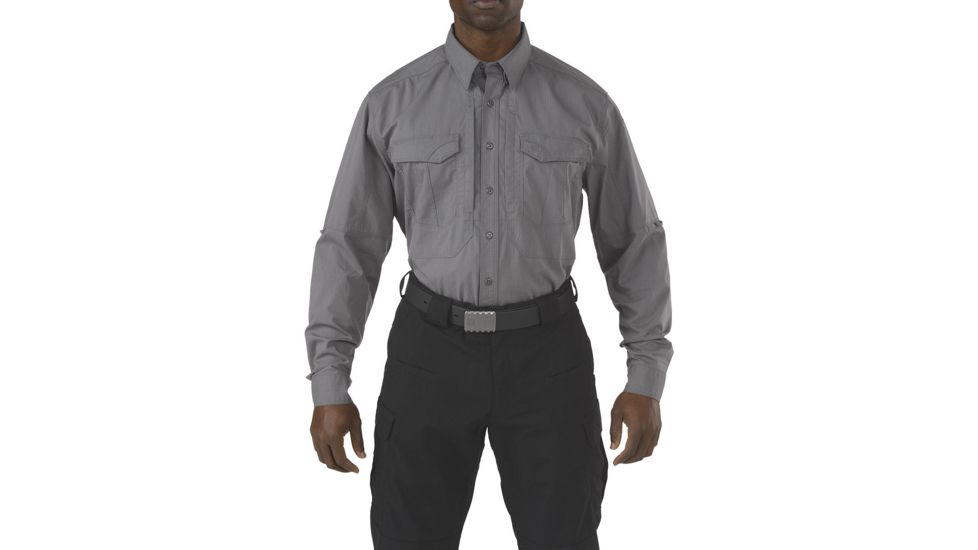 5.11 Tactical Stryke L/S Shirt - Mens, Storm, S, 72399-092-S