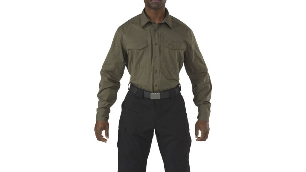 5.11 Tactical Stryke L/S Shirt Tall - Mens, Tundra, XL, 72399T-192-XL