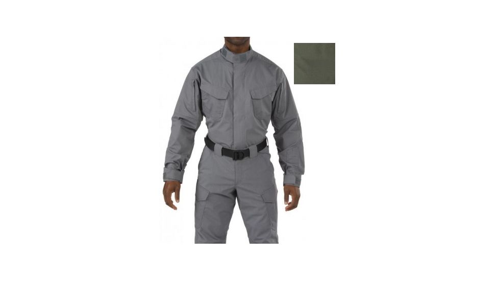 5.11 Tactical Stryke TDU L/S Shirt Tall - Mens, TDU Green, 5XL, 72416T-190-5XL