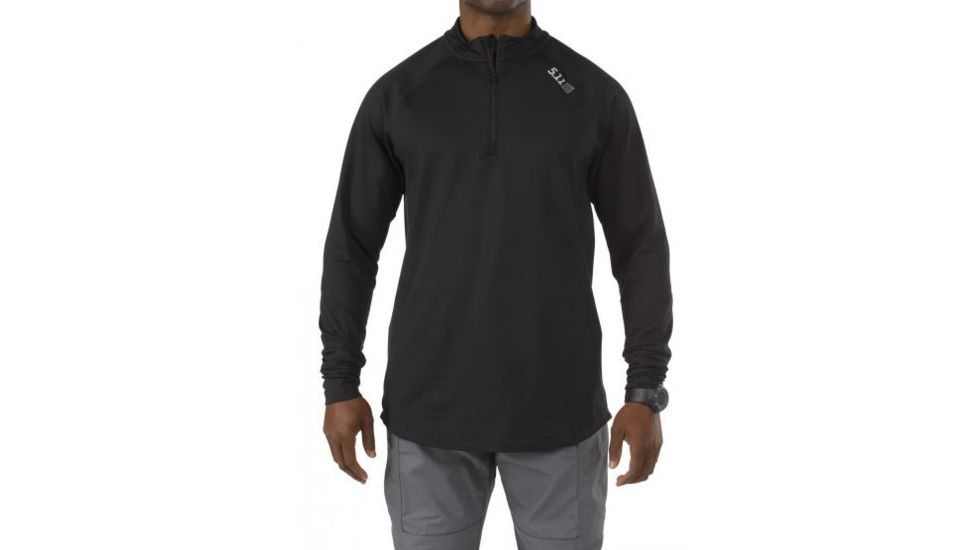 5.11 Tactical Sub Z Quarter Zip, Black - 401490193XL