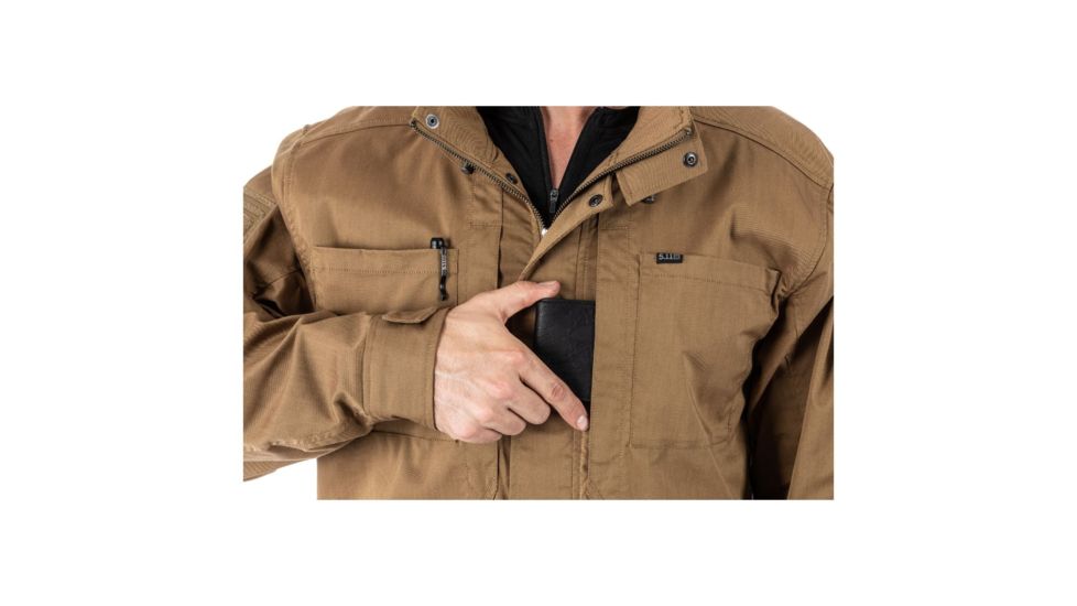 5.11 Tactical Surplus Jacket - Mens, Kangaroo, Medium, 78021-134-M