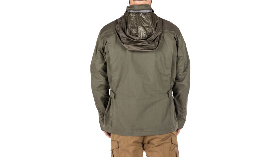 5.11 Tactical Surplus Jacket - Mens, Ranger Green, Extra Small, 78021-186-XS
