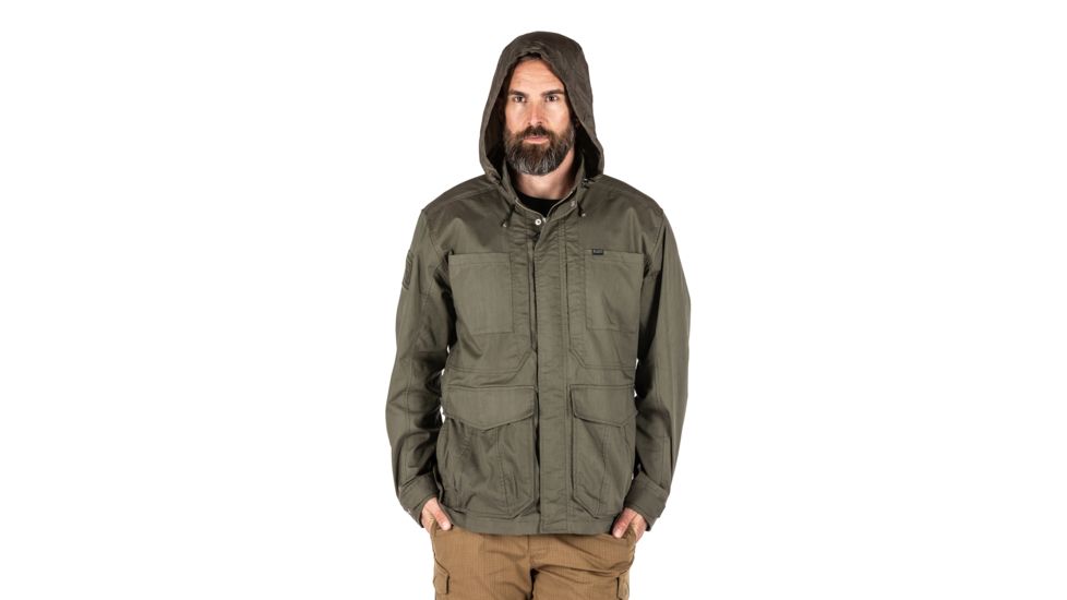 5.11 Tactical Surplus Jacket - Mens, Ranger Green, Extra Small, 78021-186-XS