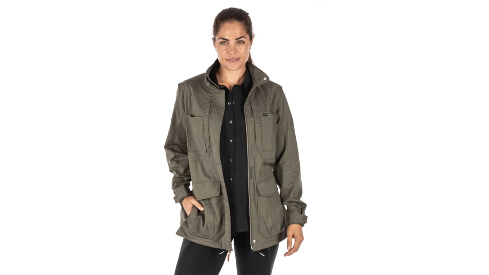 5.11 Tactical Surplus Jacket - Women's, Ranger Green, Extra Large, 68001-186-XL