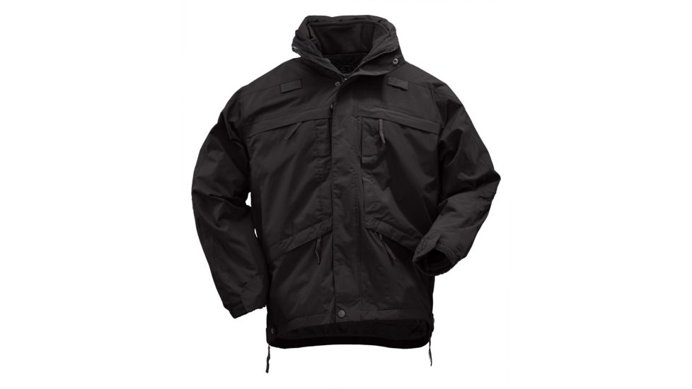 5.11 Tactical TAA 3-in-1 Waterproof Parka - Men's, Black, 3XL, 48001TAA-019-3XL