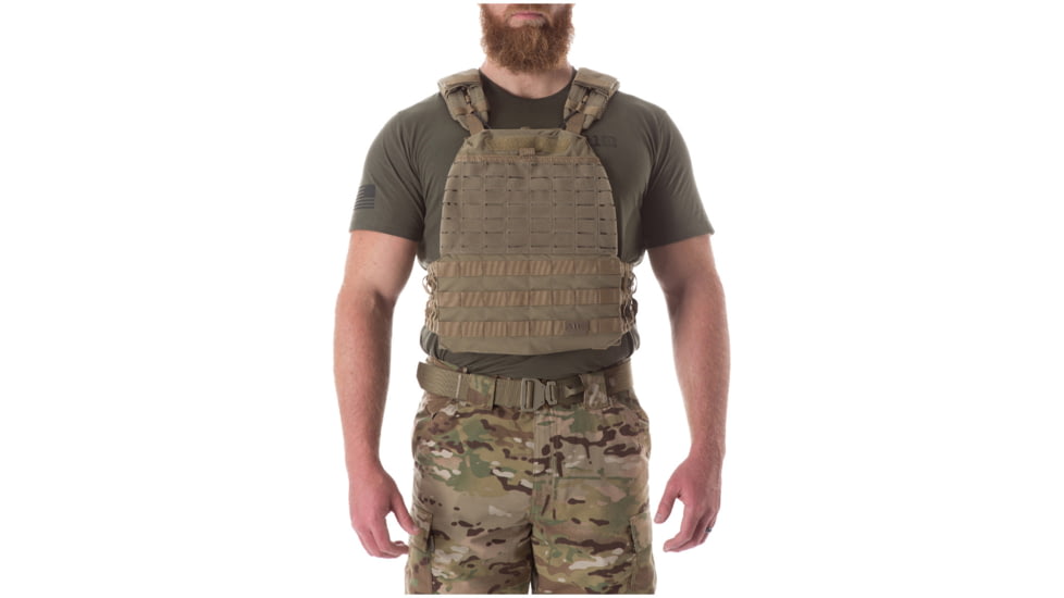 5.11 Tactical Tac Tec Plate Carrier, Sandstone 56100-328-1 SZ