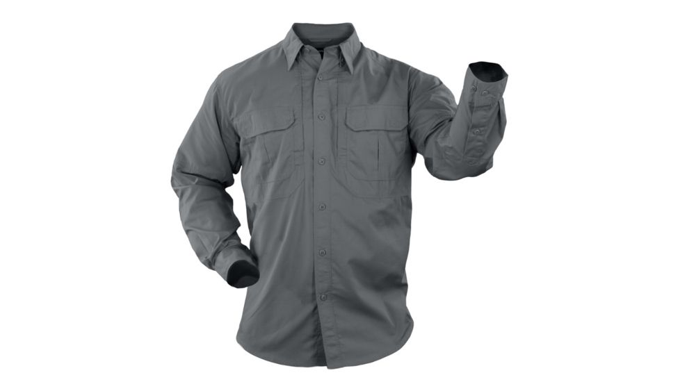 5.11 Tactical Taclite Pro L/S Shirt - Mens, Storm, M, 72175-092-M