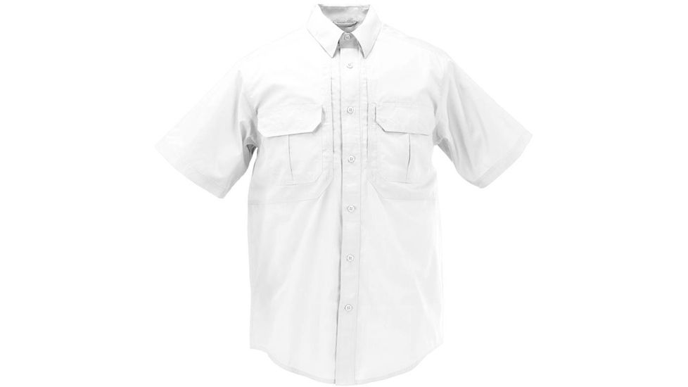 5.11 Tactical Taclite Pro S/S Shirt - Mens, White, XL, 71175ABR-010-XL