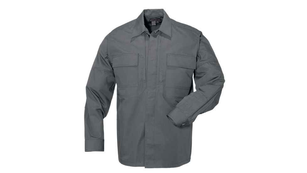 5.11 Tactical Taclite TDU L/S Shirt - Mens, Storm, S, 72054-092-S