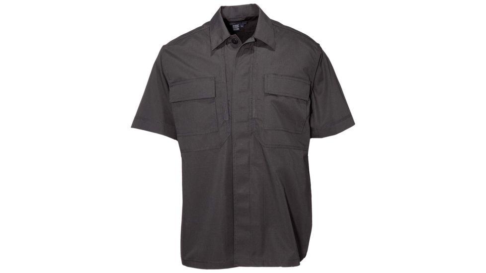 5.11 Tactical Taclite TDU S/S Shirt - Mens, Black, M, 71339-019-M