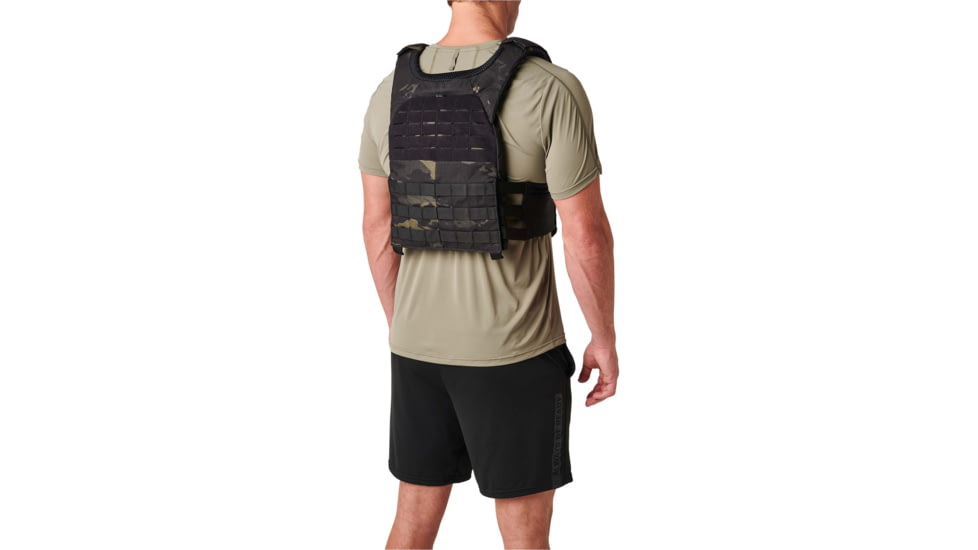 5.11 Tactical Tactec Trainer Weight Vest, Black Multicam, 1 SZ, 56693MC-251-1 SZ