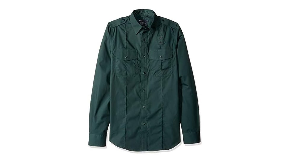 5.11 Tactical Taclite PDU L/S A-Class Shirt - Mens, Spruce Green, MR, 72365-850-M-R