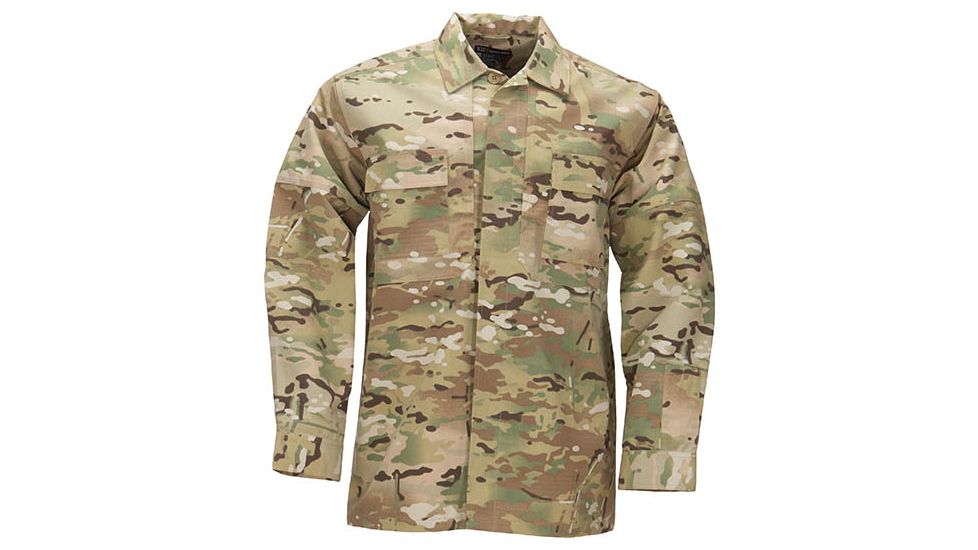 5.11 Tactical Ripstop TDU L/S Shirt - Mens, Multicam, 3XL, 72013-169-3XL