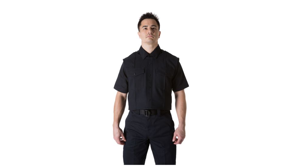5.11 Tactical Uniform Outer Carrier Class A Shirt - Men's, Medium-Large, Extra Tall, Midnight Navy, 49032T-750-M/L-XT