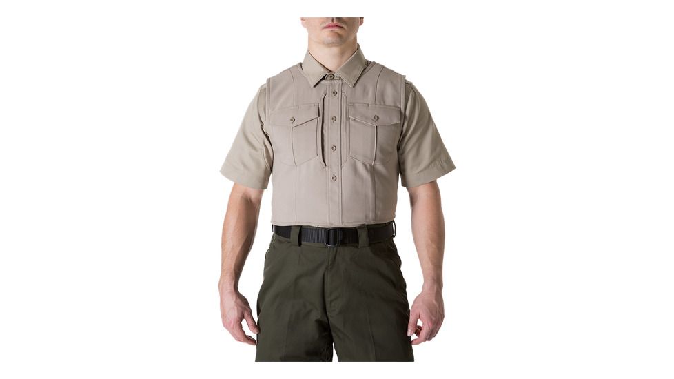 5.11 Tactical Uniform Outer Carrier Class A Shirt - Men's, Large-Extra Large, Regular, Silver Tan, 49032-160-L/XL-R