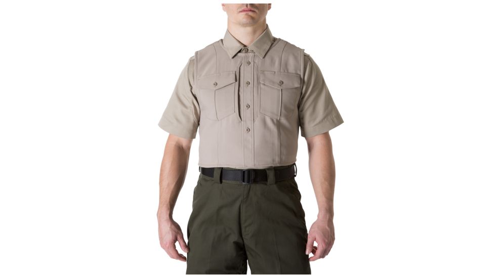 5.11 Tactical Uniform Outer Carrier Class B Shirt - Men's, 5XL, Extra Tall, Silver Tan, 49030T-160-5XL-XT