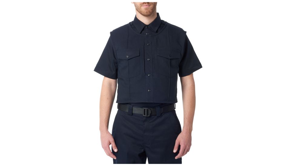 5.11 Tactical Uniform Outer Carrier Class B Shirt - Men's, Extra Large, Extra Tall, Midnight Navy, 49030T-750-XL-XT