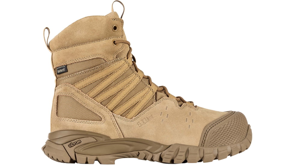 5.11 Tactical Union 6in Waterproof Boot - Mens, Coyote, 11R, 12390-120-11-R