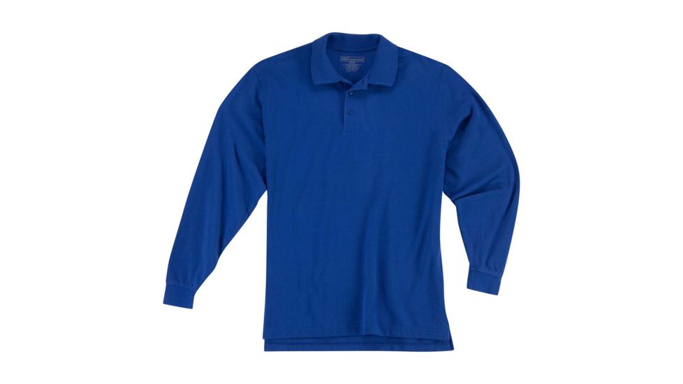 5.11 Tactical Utility L/S Polo - Mens, Academy Blue, 2XL, 72057-692-2XL