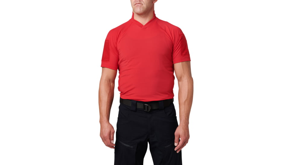 5.11 Tactical V.XI Sigurd Short Sleeve Shirt - Mens, Range Red, S, Regular, 41288-477-S-R