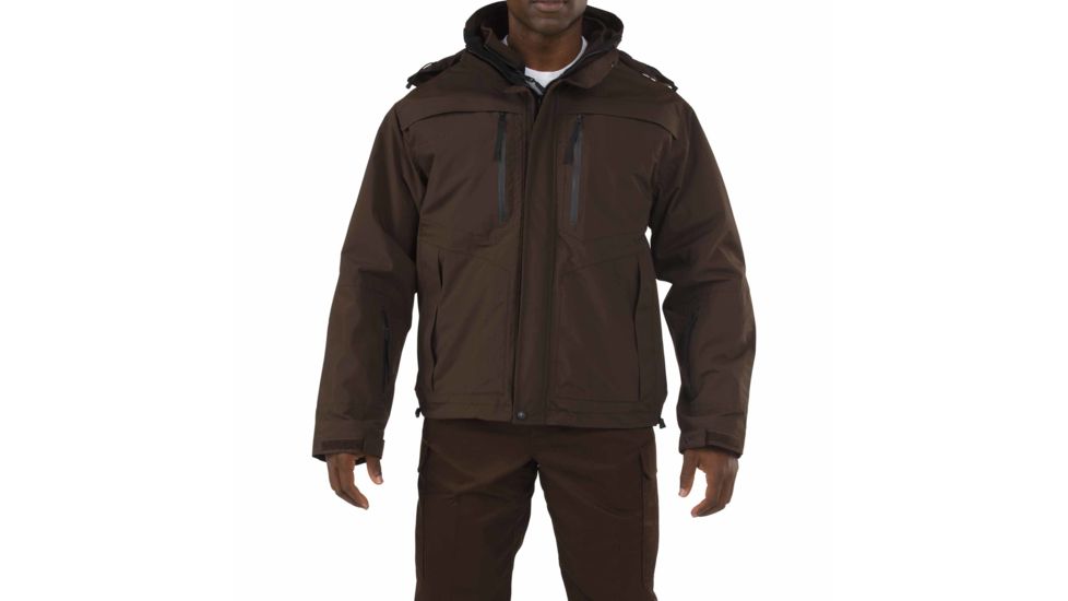 5.11 Tactical Valiant Duty Jacket - Men's, Brown, 2XL, Tall, 481531082XLT
