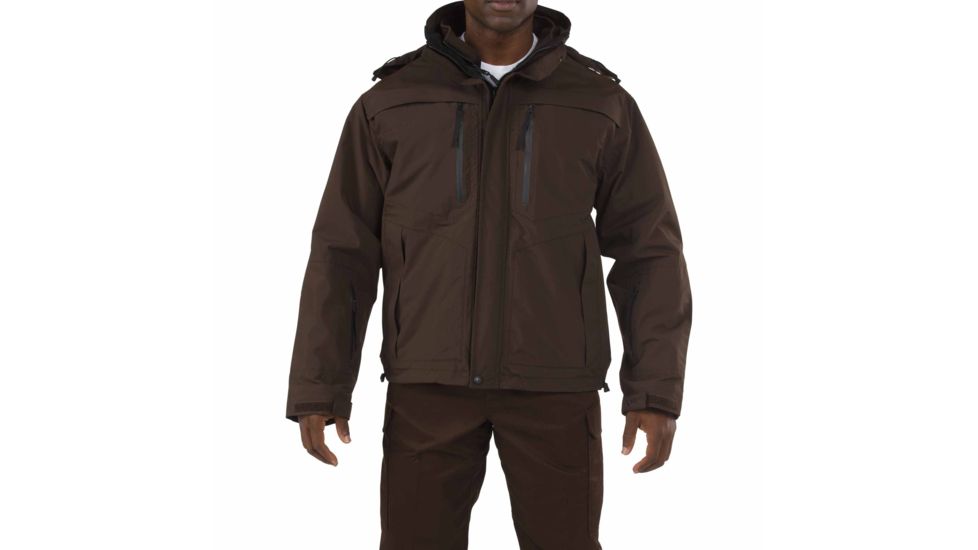 5.11 Tactical Valiant Duty Jacket - Men's, Brown, 4XL, Regular, 48153-108-4XL