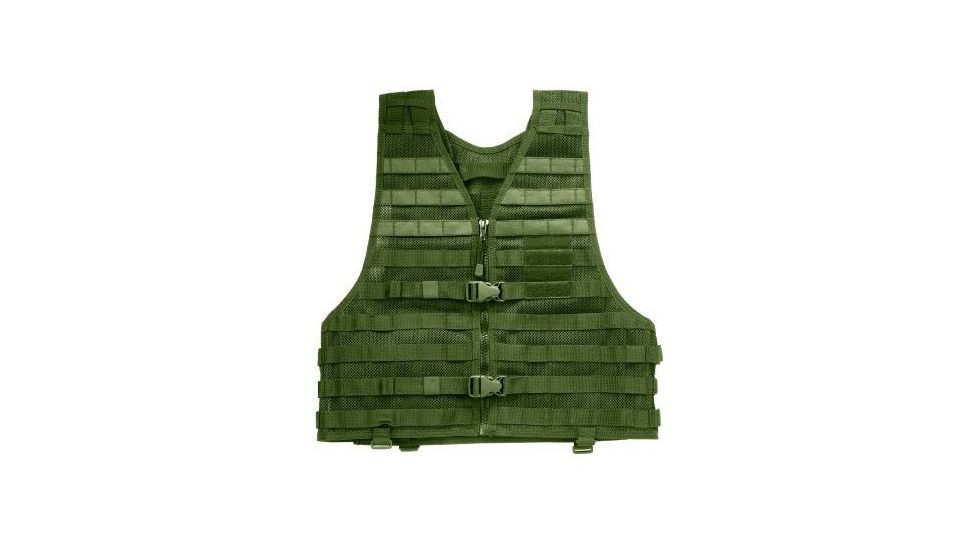 5.11 VTAC LBE Tactical Vest w/ Hidden Handle &amp; Hydration Pocket, 58-70in, 4XL, OD Green, 58631-188-4XL