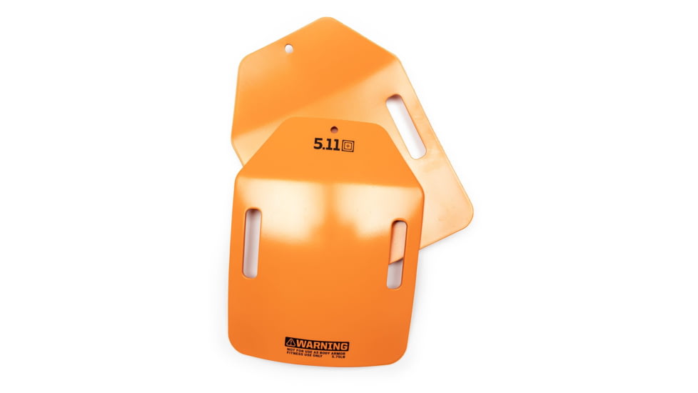 5.11 Tactical 5.75 lb Weight Plate Pair 2.0, Weathered Orange, One Size, 56782-366-1SZ