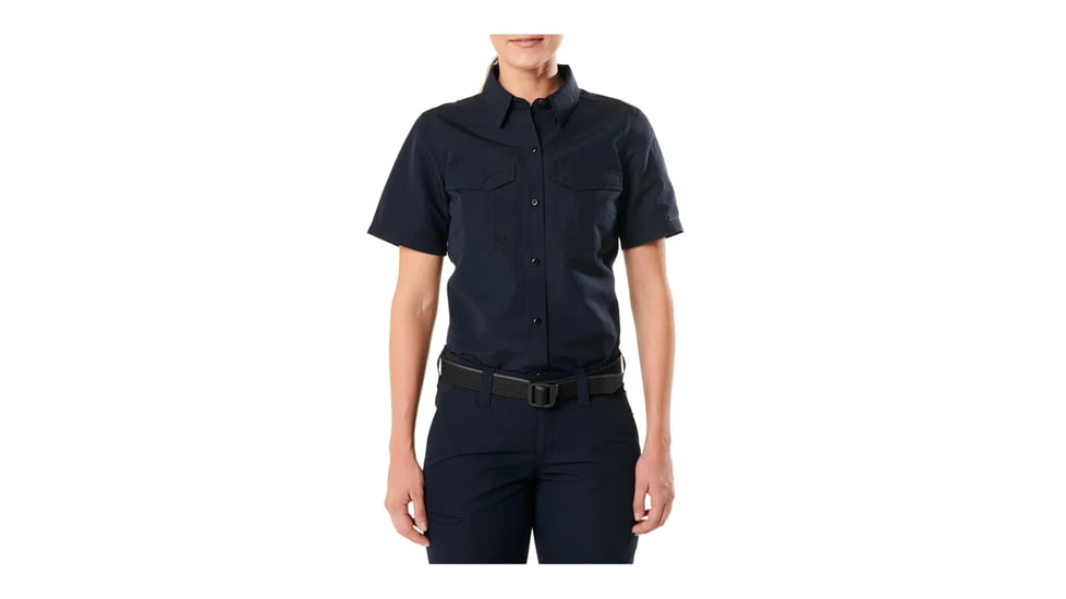 5.11 Tactical Wm Fast-tac S/s Shirt, Dark Navy - 61314ABR-724-XS