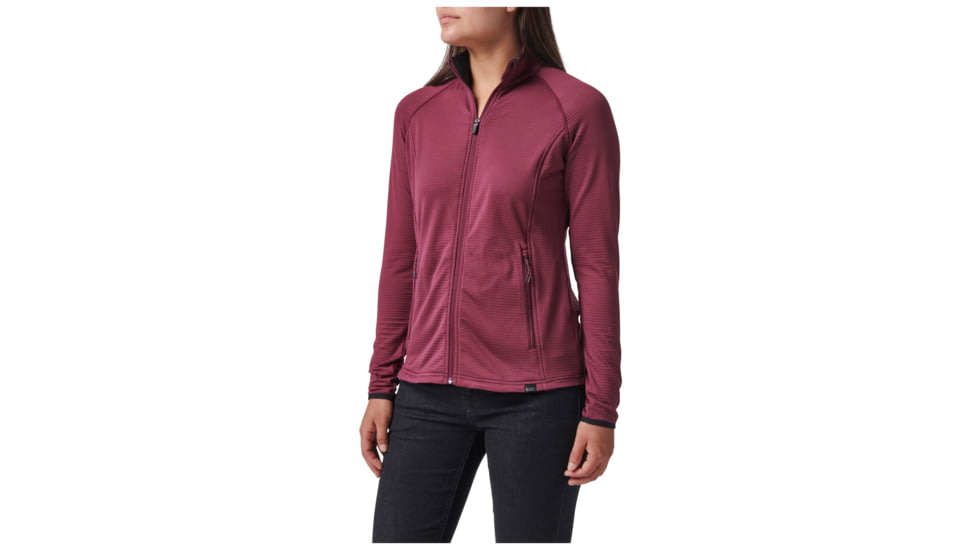 5.11 Tactical Stratos Full Zip Jacket - Women's, Night Violet, Small, 62424-145-S