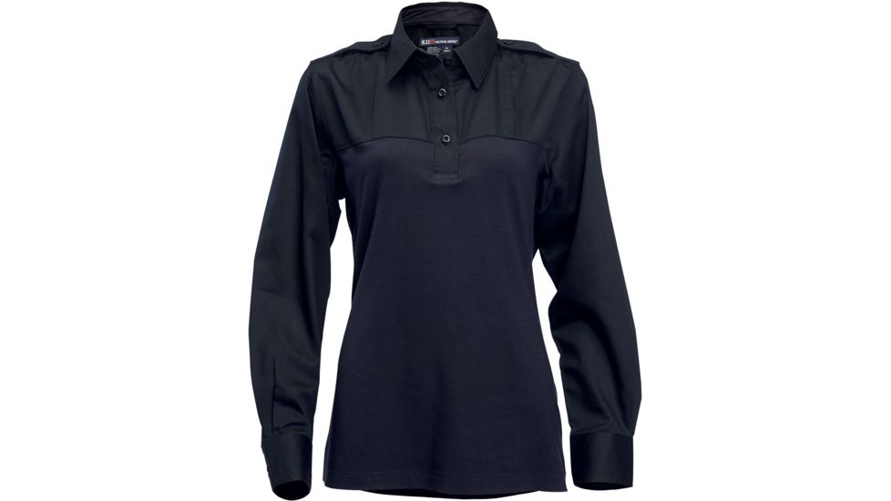 5.11 Tactical Long Sleeve PDU Rapid Shirt - Women's, Midnight Navy, XSR, 62372-750-XS-R