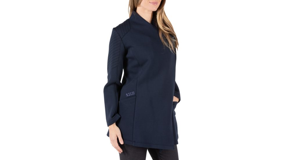 5.11 Tactical Womens Audrey Cover Up, Peacoat, Extra Small, 62078-787-XS