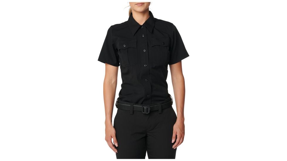 5.11 Tactical Women's Class A Flex-tac Poly/wool Twill Shirt, Black - 61315-019-XS R