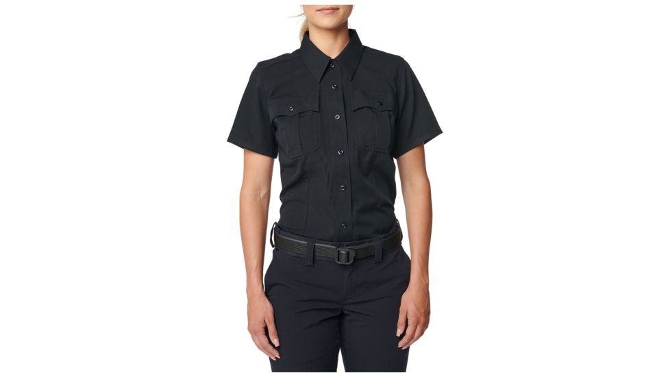 5.11 Tactical Women's Class A Flex-tac Poly/wool Twill Shirt, Midnight Navy - 61315-750-L R