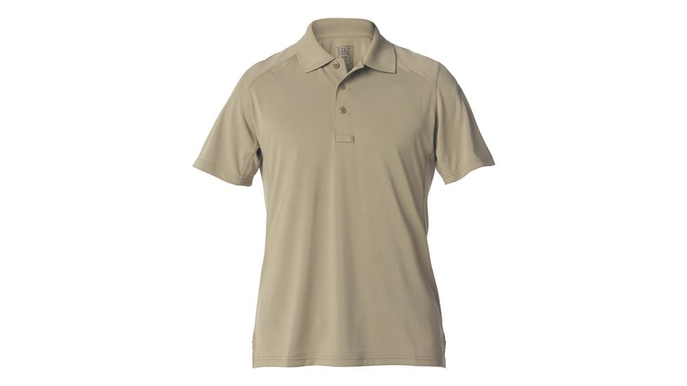 5.11 Tactical Helios S/S Polo - Womens, Silver Tan, XL, 61305-160-XL