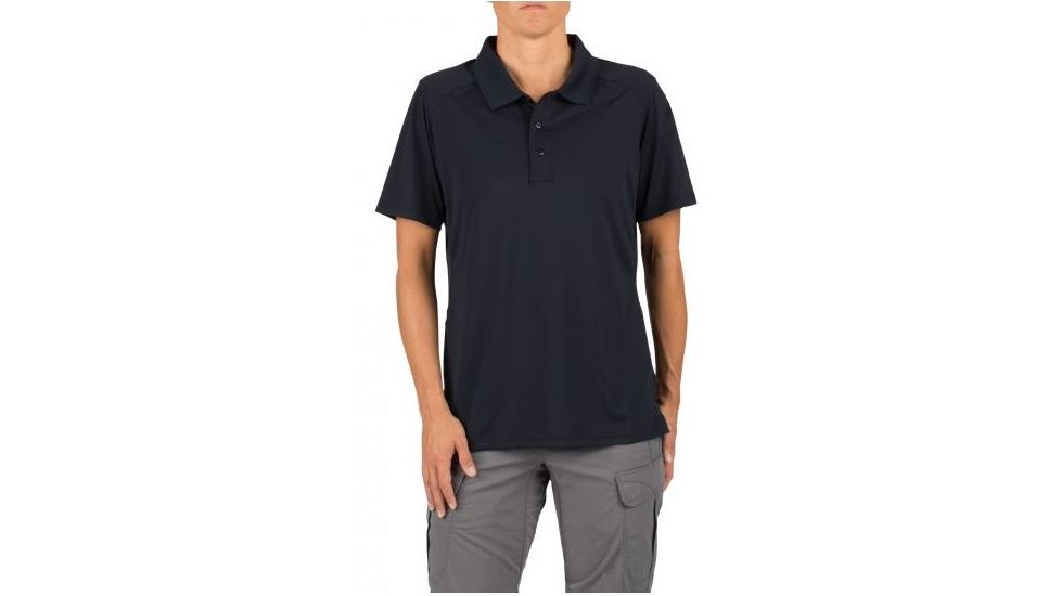 5.11 Tactical Helios S/S Polo - Womens, Dark Navy, L, 61305-724-L