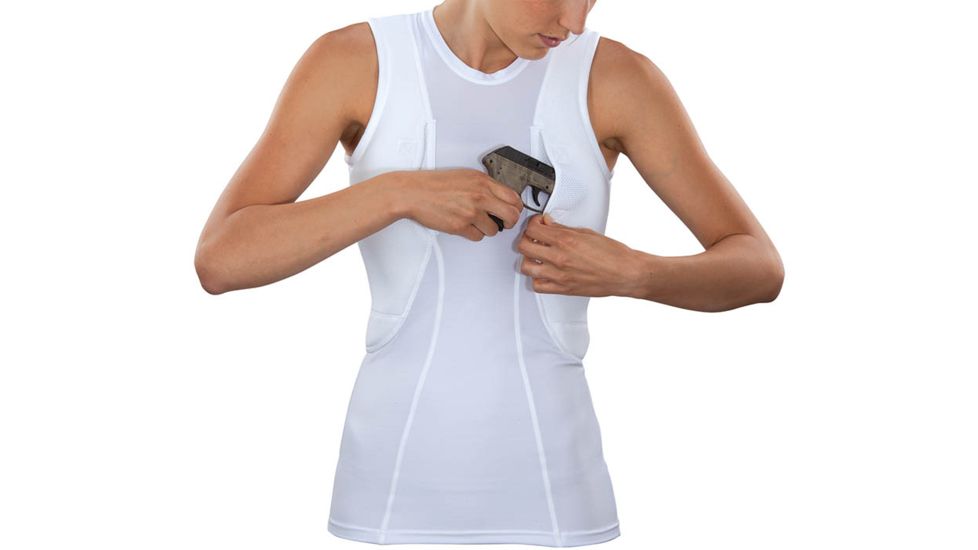5.11 Tactical Womens Holster Shirt - White, Size  S 30012-010-S