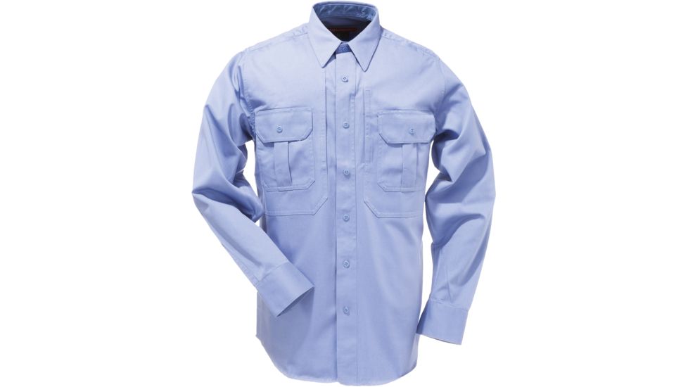 5.11 Tactical Women's Response Long Sleeve Uniform Shirt - Fire Med Blue - 4XL-S 36102-696-4XL-S